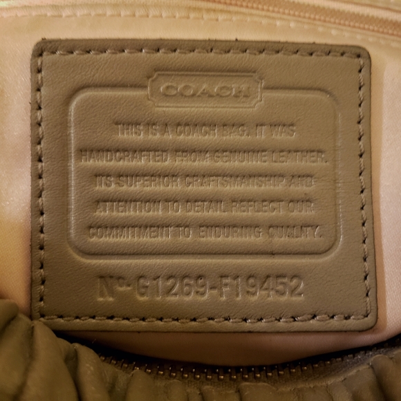 Coach | Ashley Gathered Genuine Leather Satchel - Picture 3 of 8